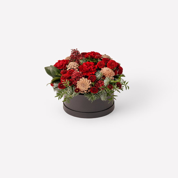 Floristens røde juleæske